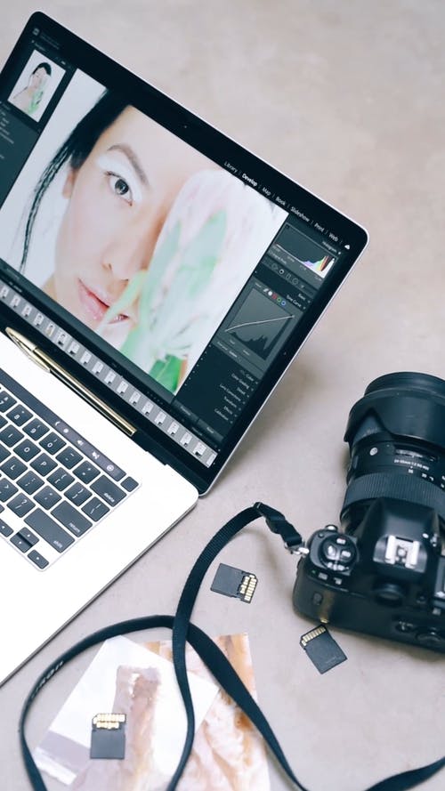 有关MacBook, 专业相机, 化妆的免费素材视频