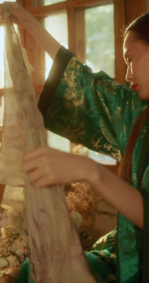 有关和服, 垂直视频, 布料的免费素材视频