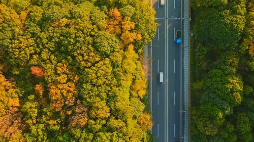 有关交通系统, 俯视图, 旅行的免费素材视频