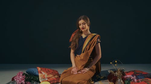 有关传统服饰, 印度, 地毯的免费素材视频