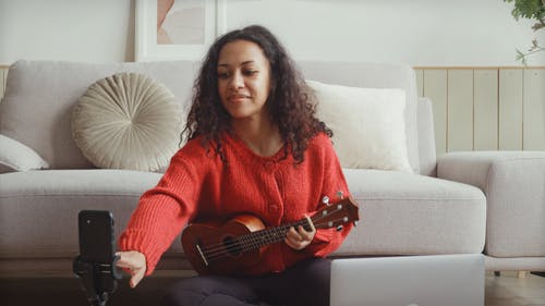 有关四弦琴, 在家, 弦乐器的免费素材视频