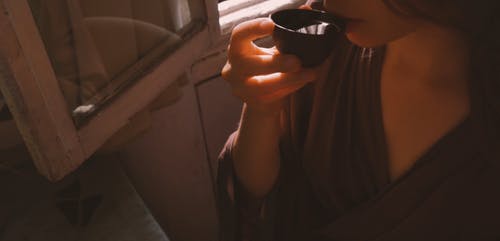 有关反射, 咖啡, 女人的免费素材视频