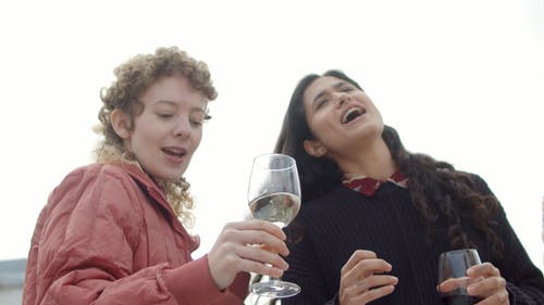 有关一群朋友, 低角度拍摄, 唱歌的免费素材视频