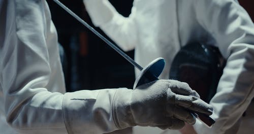 有关凝视, 击剑者, 击剑面具的免费素材视频