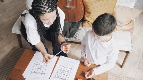 有关人, 原声吉他, 吉他弦的免费素材视频