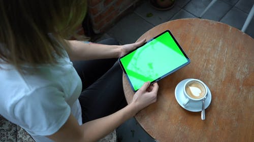 有关iPad, 咖啡艺术, 喝的免费素材视频