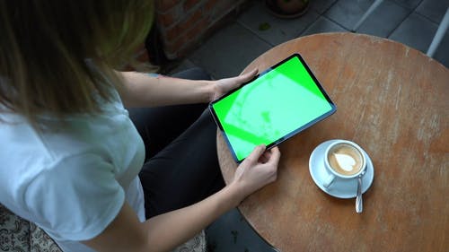 有关iPad, 咖啡艺术, 喝的免费素材视频