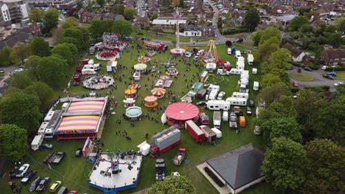 有关享受, 公园, 公平的免费素材视频