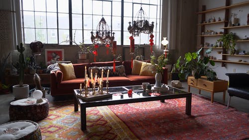 有关＃室内, 中国新年, 中国灯笼的免费素材视频