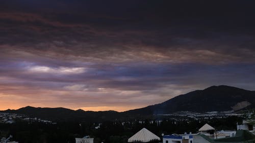 有关剪影, 城市, 天空的免费素材视频