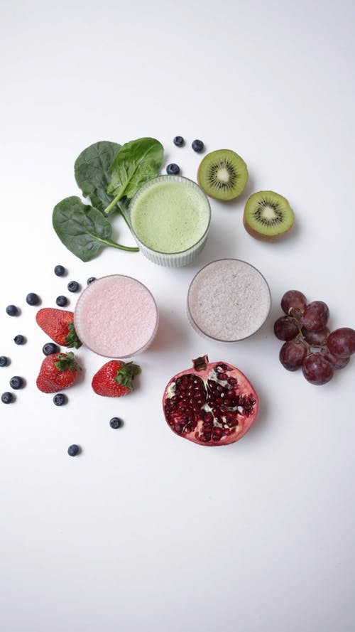 有关俯视图, 冰沙, 喝的免费素材视频