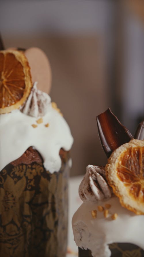 有关含糖, 垂直视频, 杯子小蛋糕的免费素材视频