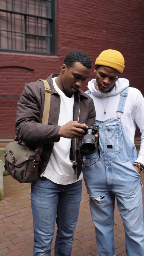 有关一起, 单反相机, 户外的免费素材视频