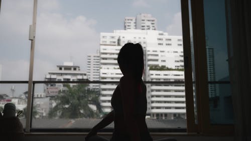 有关伸展, 体力活动, 剪影的免费素材视频