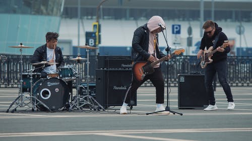 有关乐队, 娱乐, 弹吉他的免费素材视频