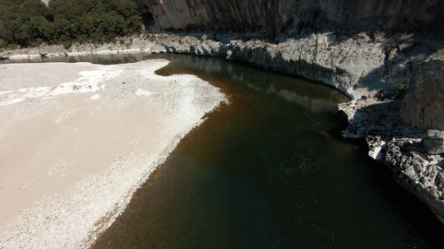 有关水体, 河, 空中镜头的免费素材视频