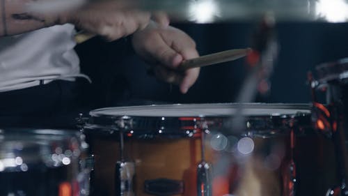 有关打鼓, 乐器, 特写的免费素材视频