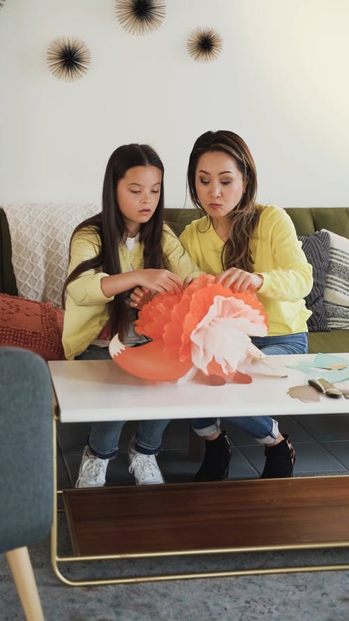 有关女孩, 女性, 妈妈和女儿的免费素材视频