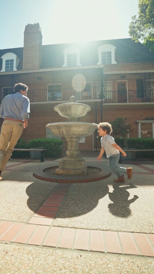 有关一起, 儿子, 周围的免费素材视频