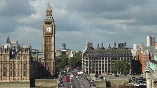 有关伦敦, 伦敦大笨钟, 天空的免费素材视频