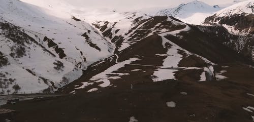 有关下雪的, 丘陵, 全景的免费素材视频