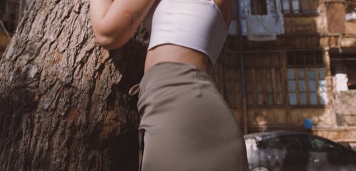 有关低角度拍摄, 分支机构, 女人的免费素材视频