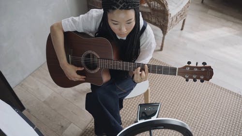 有关仪器, 原本, 吉他手的免费素材视频