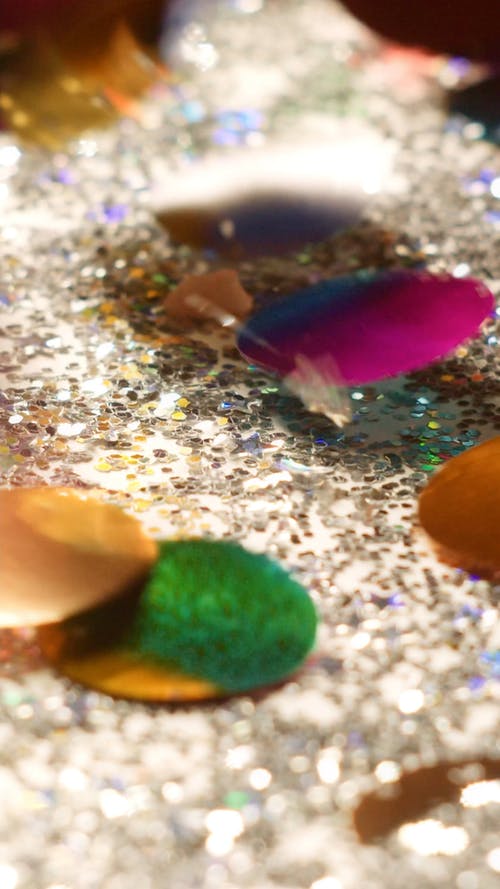 有关五彩纸屑, 什锦的, 光滑的免费素材视频