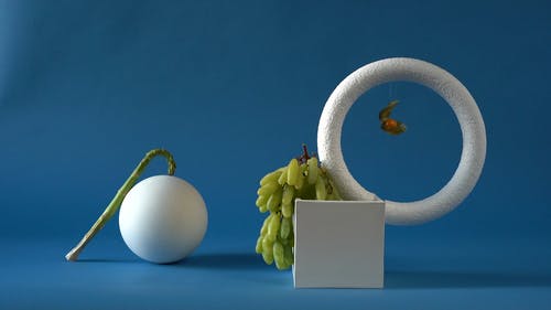 有关几何形状, 白色, 绿色的免费素材视频