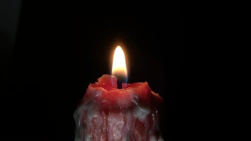 有关火焰, 点燃的蜡烛, 焦的免费素材视频
