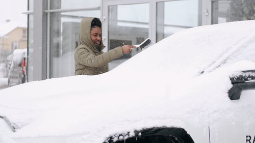 有关下雪的, 冬季, 冷的免费素材视频