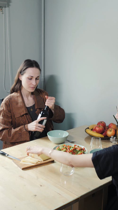 有关4k, 一瓶酒, 乳酪的免费素材视频