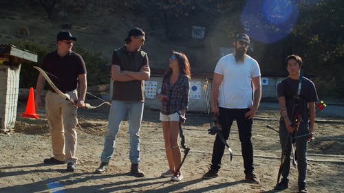 有关一群人, 射箭, 户外的免费素材视频