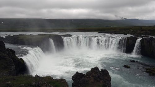 有关godafoss, godafoss瀑布, 冰岛的免费素材视频