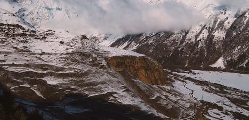 有关下雪的, 丘陵, 全景的免费素材视频