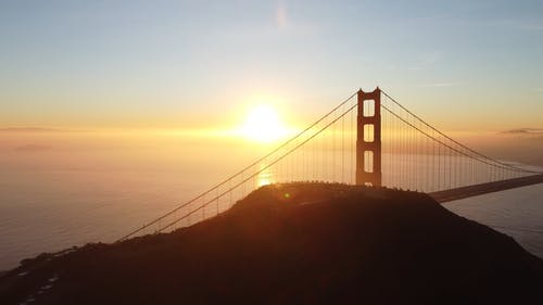 有关加州, 加州的金门大桥, 天空的免费素材视频