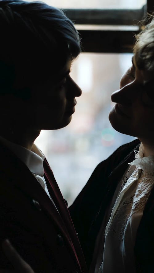 有关一对, 侧面图, 垂直视频的免费素材视频