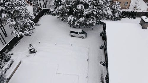 有关冬季, 冷冻, 大雪覆盖的免费素材视频