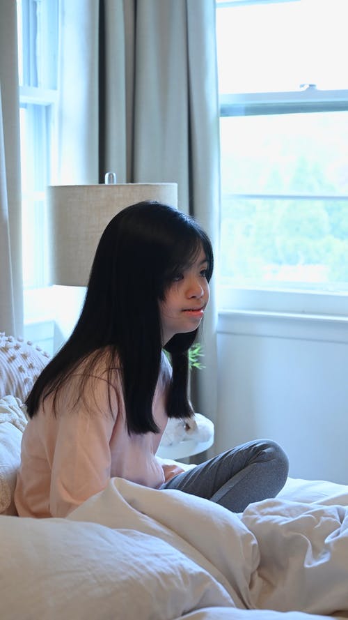 有关可爱, 可爱的, 坐的免费素材视频