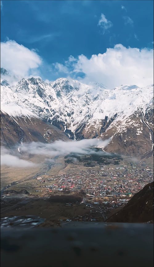 有关下雪的, 丘陵, 全景的免费素材视频