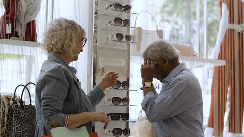 有关人, 商店, 墨镜的免费素材视频