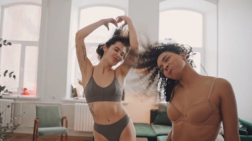 有关内裤, 喜悦, 在家的免费素材视频