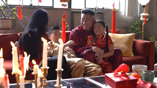 有关一家人, 中国家庭, 中国新年的免费素材视频