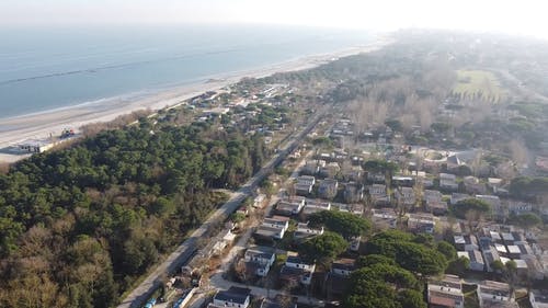 有关小城, 村庄, 海滩的免费素材视频
