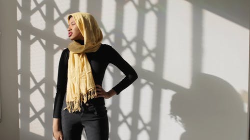 有关伊斯兰, 女人, 摆姿势的免费素材视频