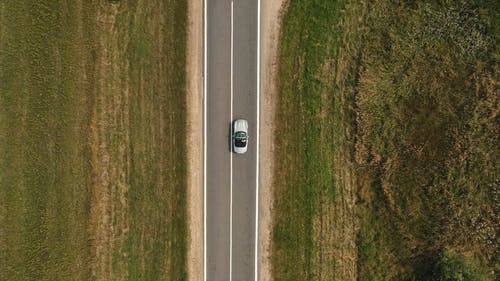 有关乡村小路, 从上面, 汽车的免费素材视频