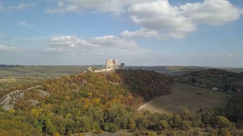 有关城堡, 多云的, 山的免费素材视频