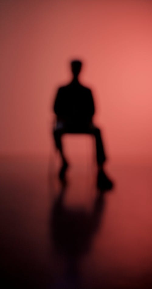 有关人, 剪影, 坐的免费素材视频