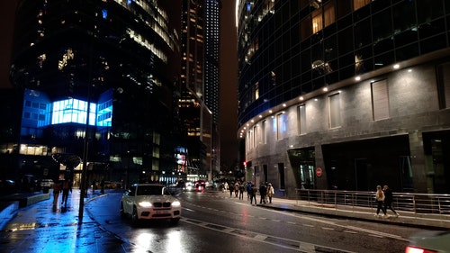 有关人,城市,城市的灯光的免费素材视频