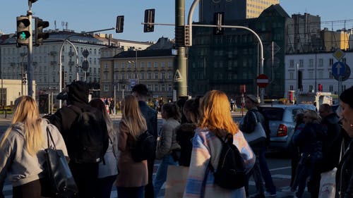有关一大群人, 人群, 城市的免费素材视频